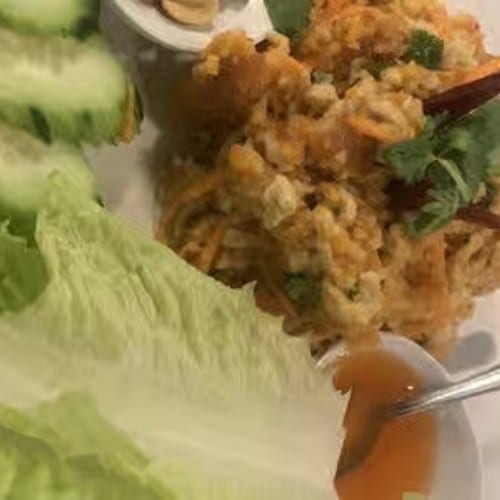 Thai Chicken Lettuce.