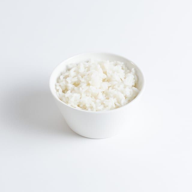 Steamed Jasmine Rice.