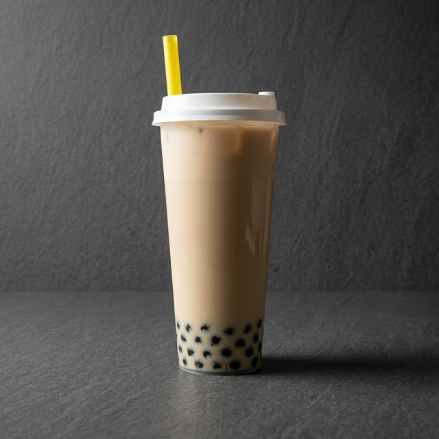 Mango Boba Milk Tea.